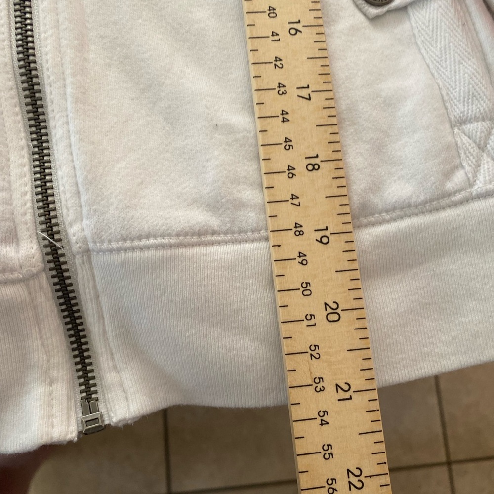 Ralph Lauren Cream Zip-Up Hoodie - Picture 7 of 7